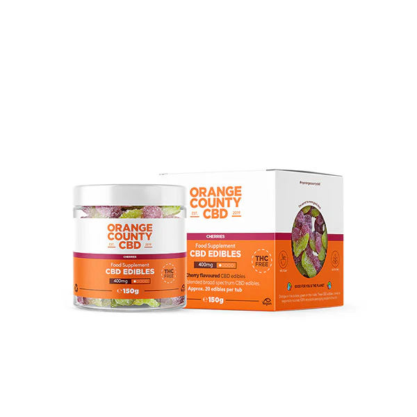 Orange County CBD 400mg Gummies - Small Pack - Image 3