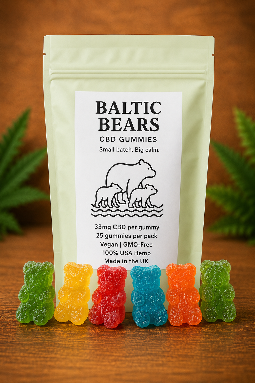 Baltic Bears – 25 CBD Gummies