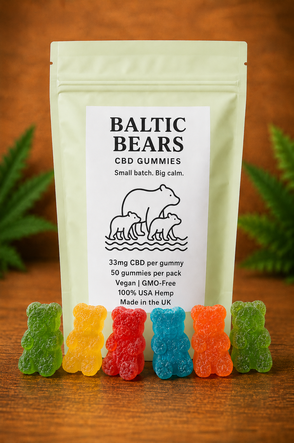 Baltic Bears – 50 CBD Gummies
