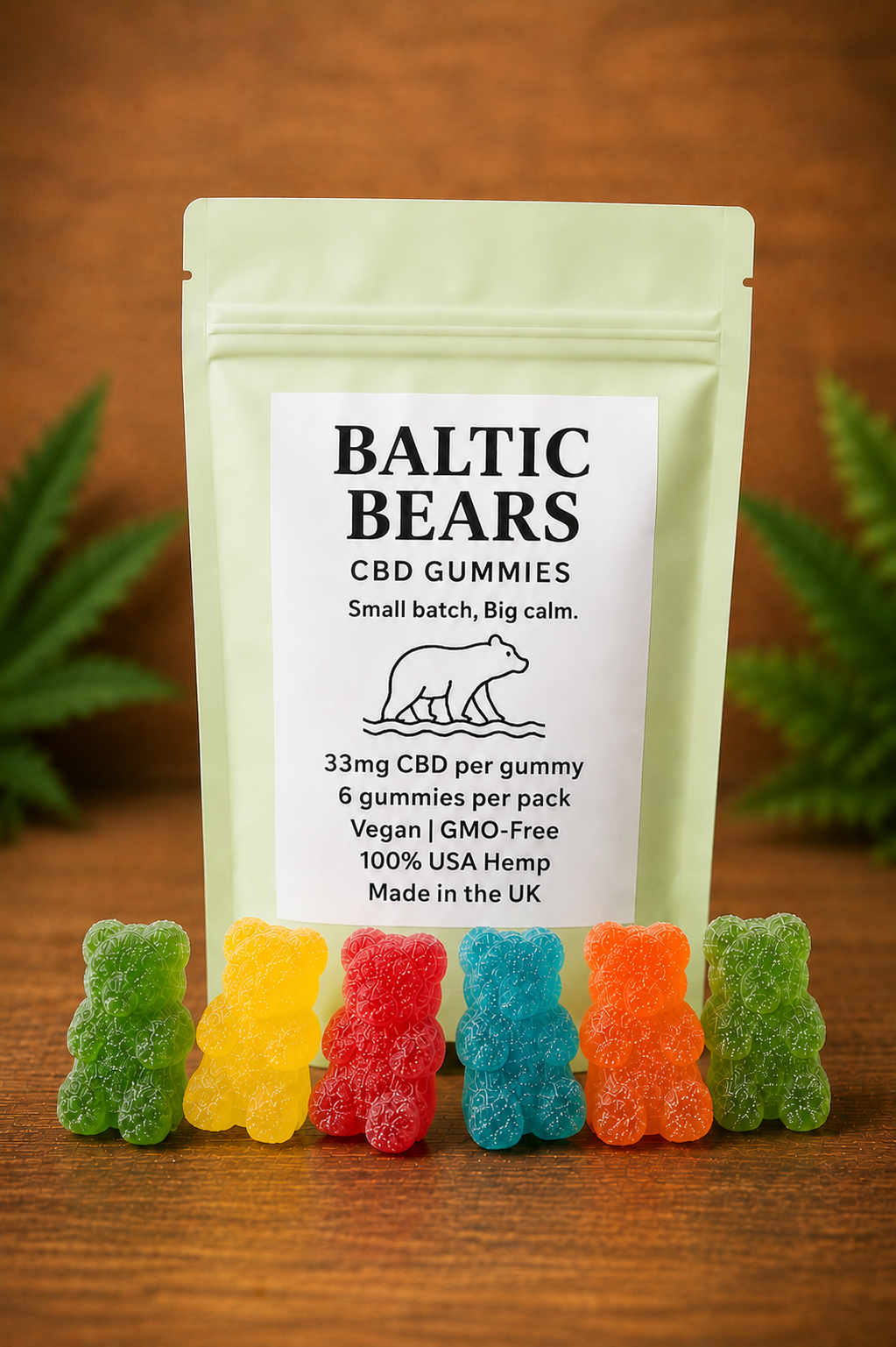 Baltic Bears – 6 CBD Gummies